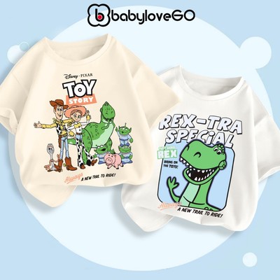 Combo 2 áo thun bé trai bé gái BabyloveGO 2026 áo phông in hình ngộ nghĩnh đáng yêu