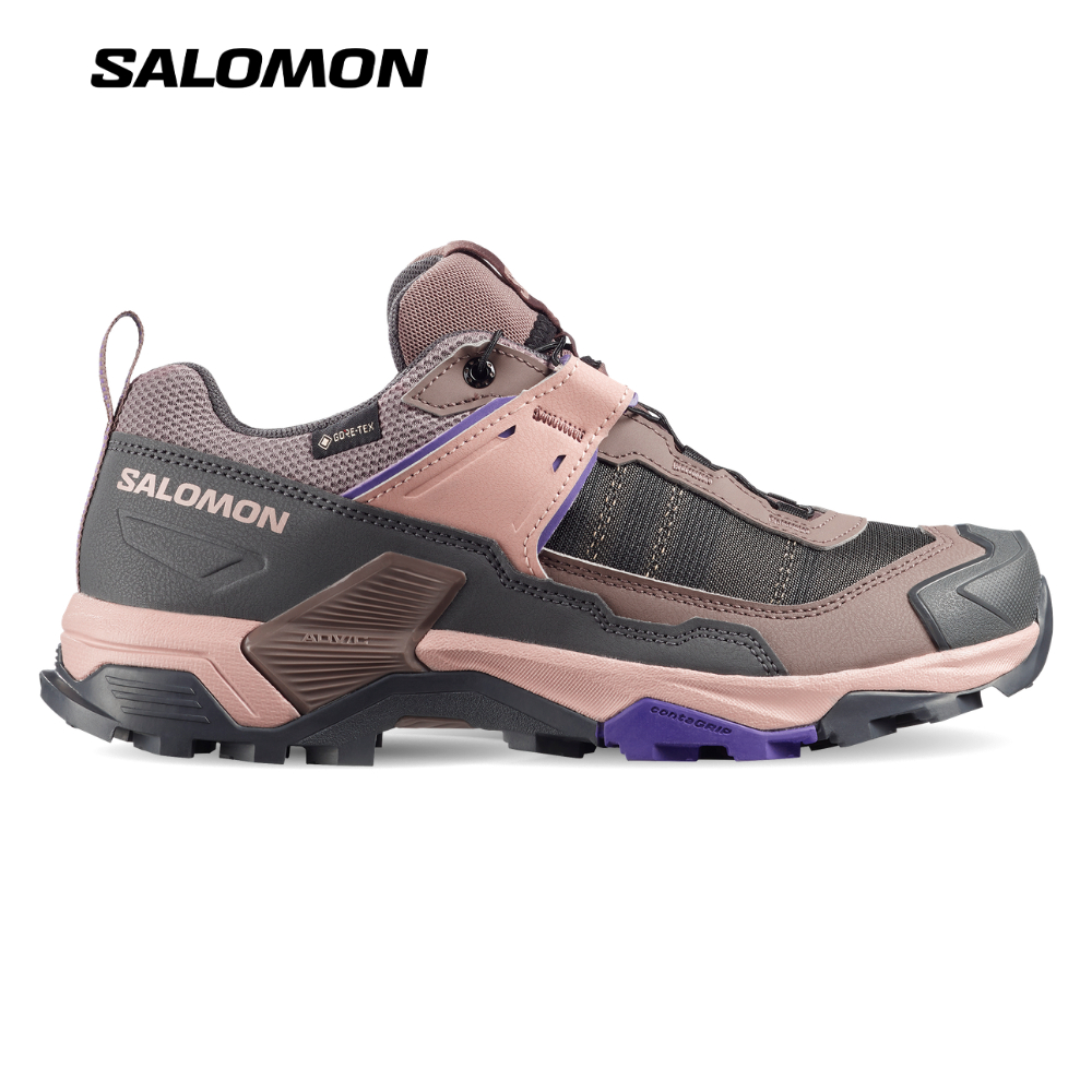Salomon Nữ X Ultra 5 GTX Giày Hiking Iron/Shadow Gray L49140300