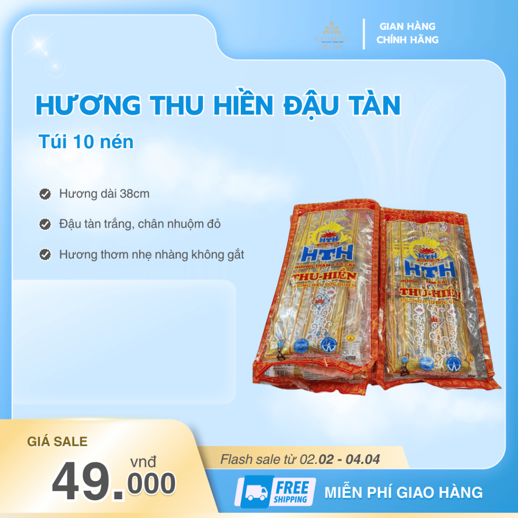 Nhang trầm hương , Nhang sạch thảo mộc Thu Hiền hương cuốn tàn, đậu tàn trắng.