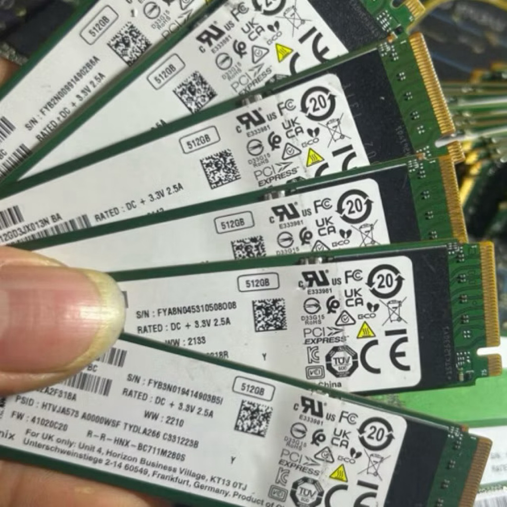 SSD - NVME - 256gb Hynix BC501/ Samsung Pm961/Pm981