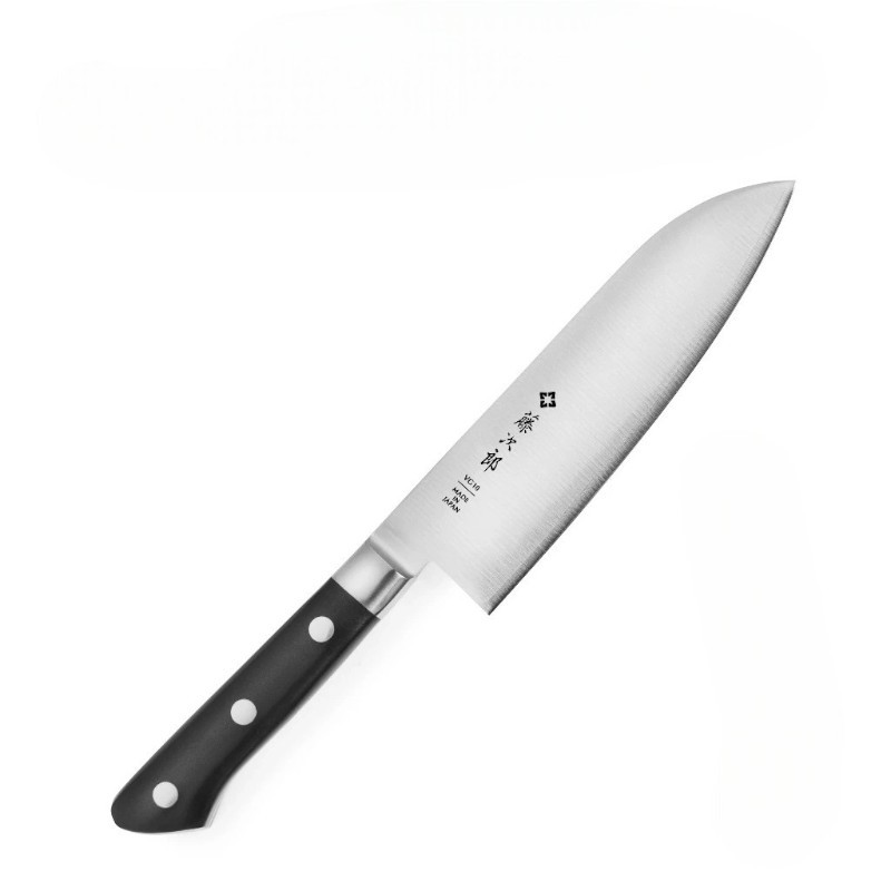 [Top Value] Dao bếp Nhật cao cấp TOJIRO CLASSIC DP Santoku thép VG10 - Dao thái đa năng 170mm F-503