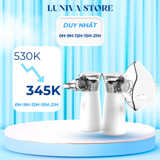 Máy Khí Dung Xông Mũi Họng Đa Năng 2 In 1 Cho Người Lớn Và Trẻ Em Hỗ Trợ Đường Thở Các Bênh Hô Hấp