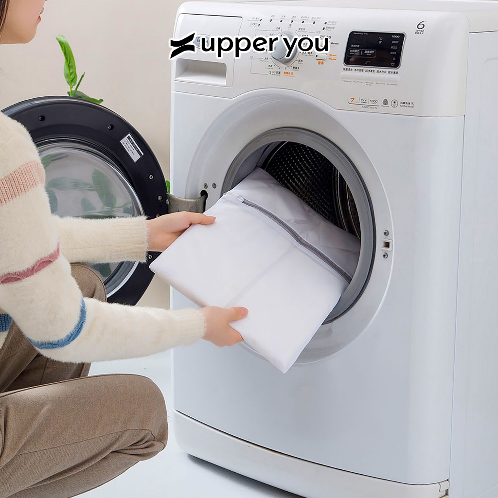Túi Giặt Lưới Khoá Kéo Size 30x40Cm Chuyên Dụng UPPER YOU Bảo Quản Tất, Quần Áo Sử Dụng Tiện Lợi Cho Máy Giặt Sấy - LB01