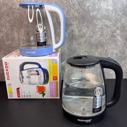 Ấm Siêu Tốc Thủy Tinh 2 Lít , Bình Đun Nước Siêu Tốc Trong Suốt , Ấm Đun Nước Pha Trà