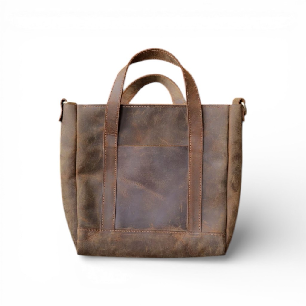 Túi Tote Da Bò Sáp January Classic