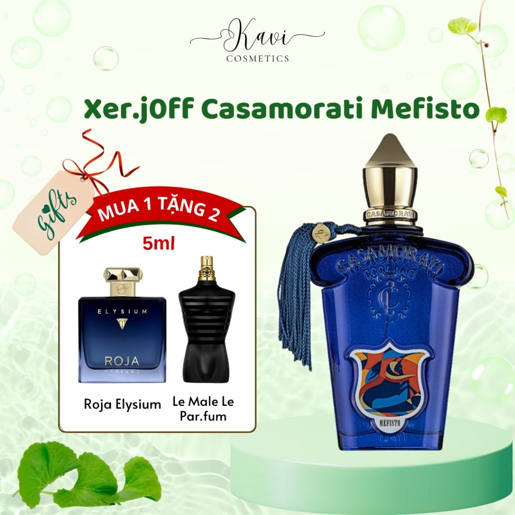 Nước hoa chiết 10ml nam Xerjoff Casamorati Mefisto hương thơm lịch lãm, sang trọng - kavi cosmetics