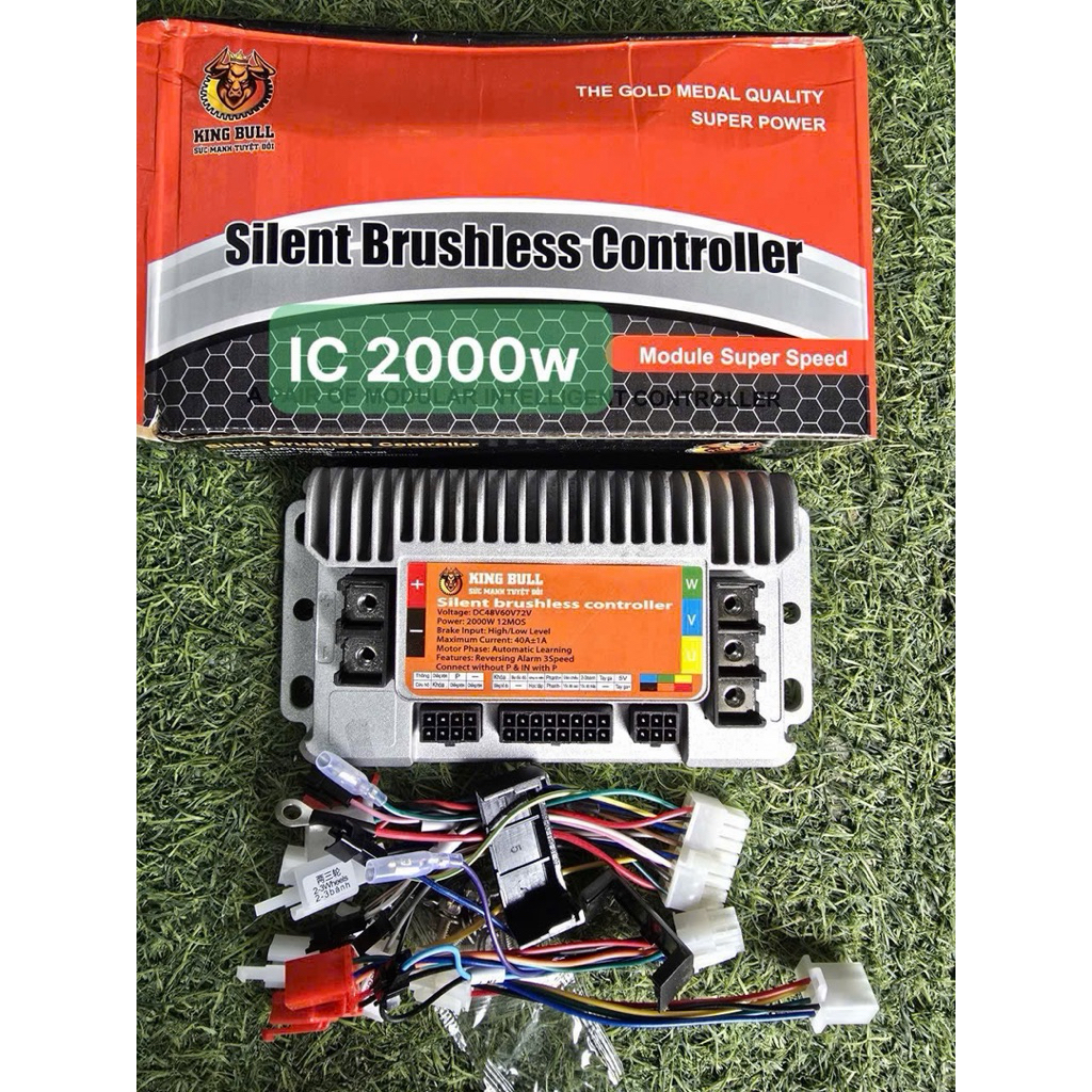 Ic đúc king bull mơ tua 350w 500w 800w 1000w 1200w 1500w 2000w 55A mở tua nâng cấp động cơ tăng tốc 