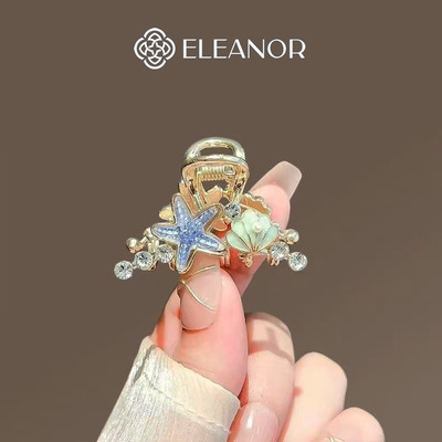 Kẹp tóc nữ càng cua Eleanor Accessories sao biển vỏ sò phụ kiện tóc kẹp tóc nữ sang chảnh 11627