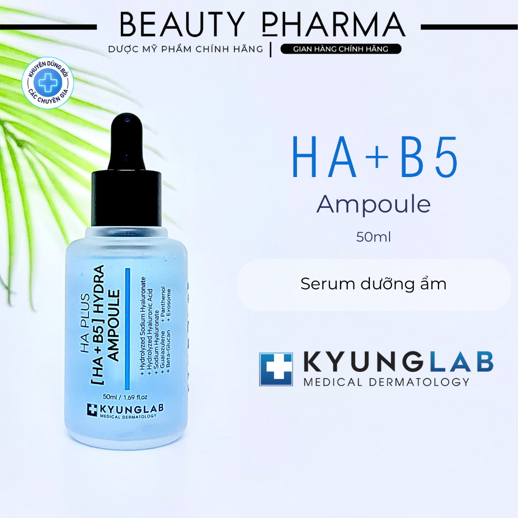 [DATE MỚI-CHÍNH HÃNG] KUYNGLAB HA PLUS AMPOULE - Serum dưỡng ẩm HA B5 KyungLab phục hồi làm dịu da, 
