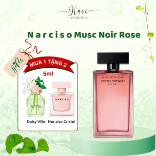 Nước hoa chiết 10ml nữ N a r c i s o Musc Noir Rose mềm mại, tinh tế, ấm áp - kavi cosmetics