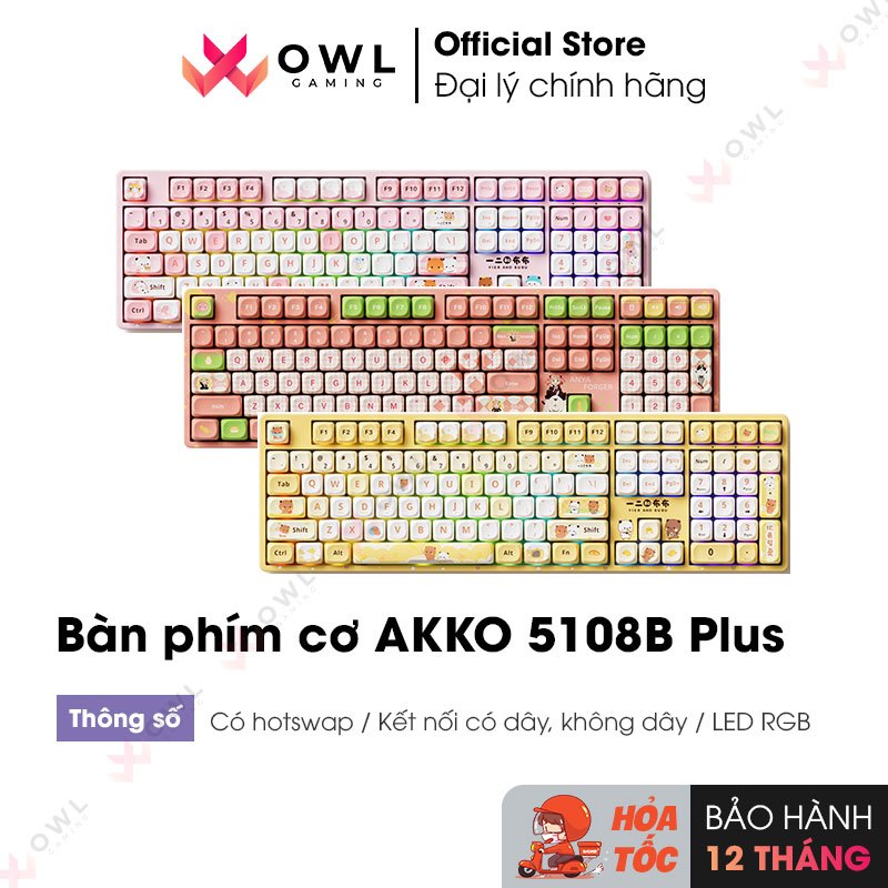 Bàn phím cơ AKKO 5108B Plus (hàng chính hãng)