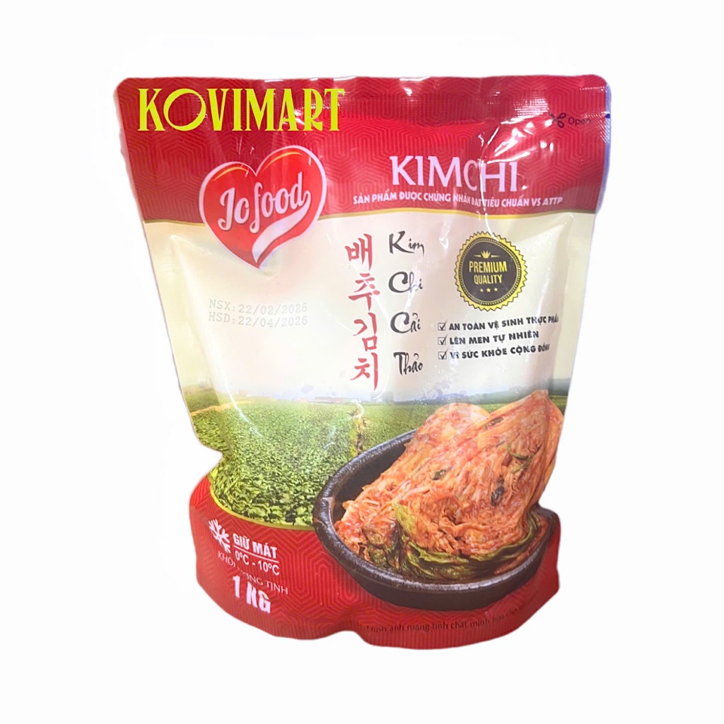 KIM CHI CẢI THẢO JOFOOD GÓI 1KG
