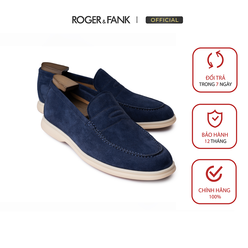 Giày da bê cao cấp Slip-On ROGER & FANK