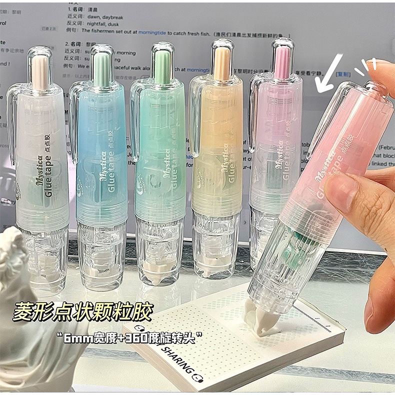 ✨BÚT DÁN KEO – GLUE TAPE CHẤM BI 6MM SIÊU TIỆN 💖