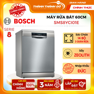 [CHÍNH HÃNG] Máy Rửa Chén Độc Lập Bosch SMS8YCI01E Series 8 -  Bosch Việt Nam