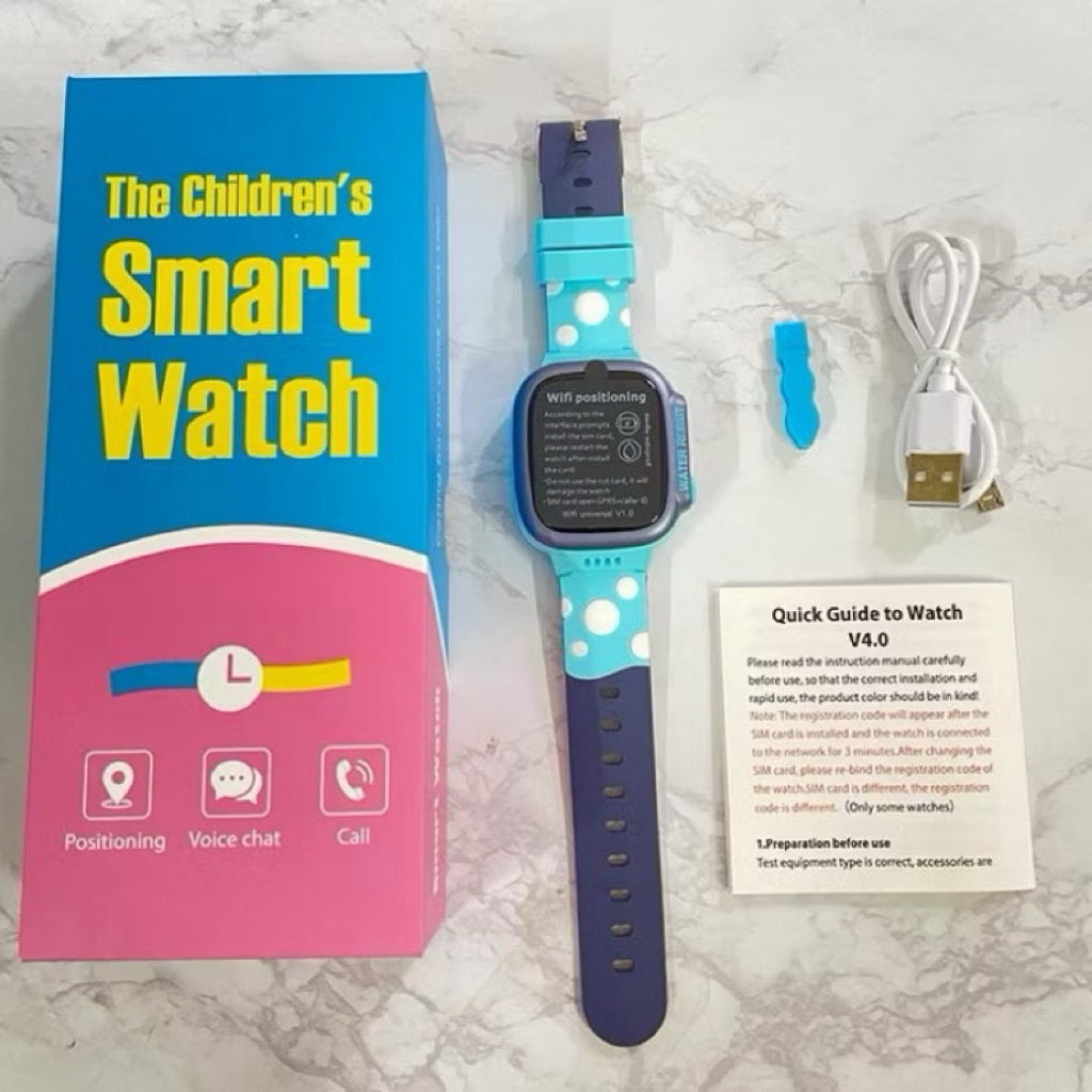 Đồng hồ Định vị Trẻ em PICOM P60, Lắp sim 4g Định vị LBS - GPS Nghe gọi 2 chiều, Gọi Video Call 2 ch