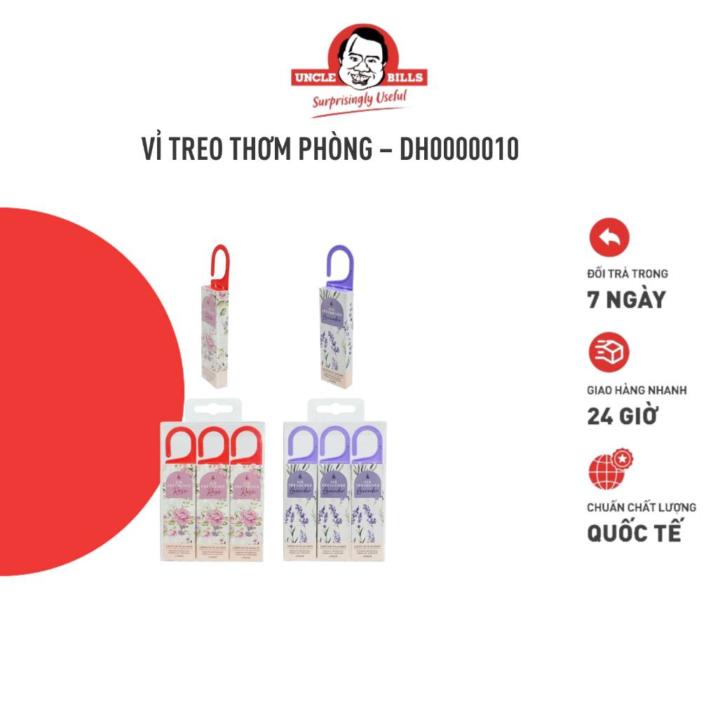 Vỉ Treo Thơm Phòng 3 Cái Uncle Bills – DH0000010