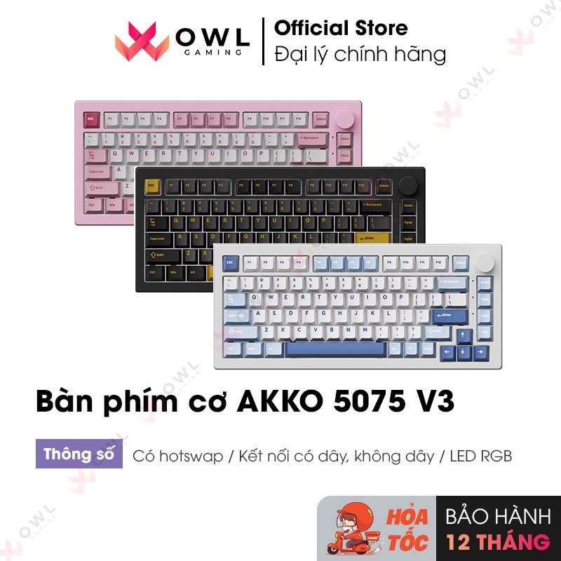 Bàn phím cơ AKKO 5075 V3 (hàng chính hãng)