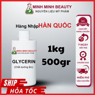 [HỎA TỐC] 𝟓𝟎𝟎𝐠-𝟏𝐤𝐠 𝐆𝐥𝐲𝐜𝐞𝐫𝐢𝐧 Thực Vật (VG) Tinh Khiết - Nguyên Liệu Mỹ Phẩm Cao Cấp, Giá Sỉ