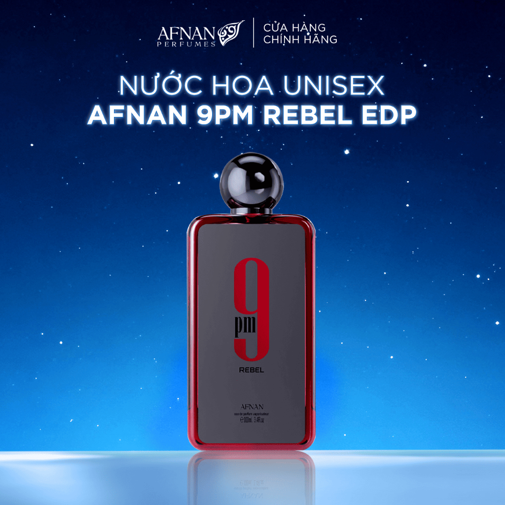 [Hỏa tốc] Nước Hoa Unisex Afnan 9PM Rebel EDP 100ml