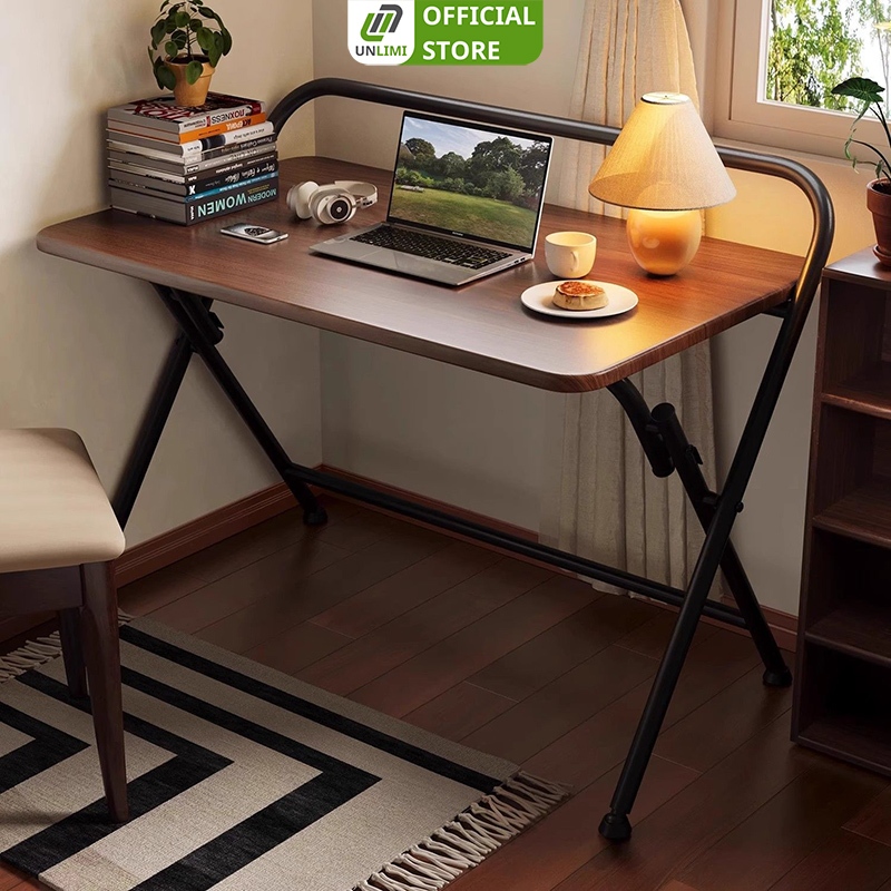 Bàn làm việc đa năng gấp gọn tiện ích khung sắt chắc chắn thương hiệu UNLIMI - GM139