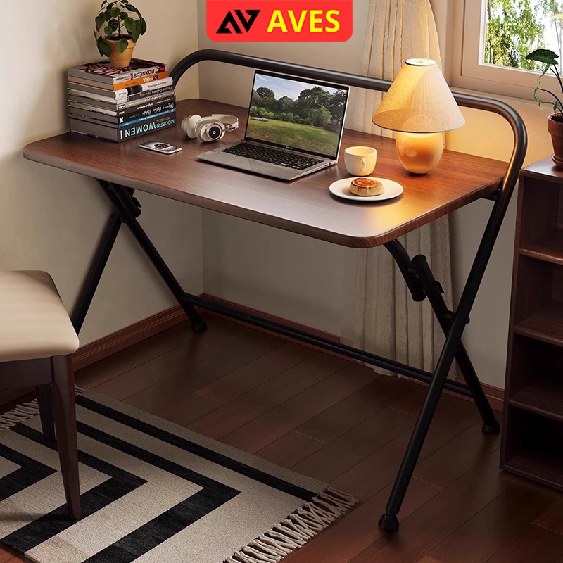 Bàn làm việc gấp gọn tiện ích khung sắt chắc chắn thương hiệu AVES - GM139