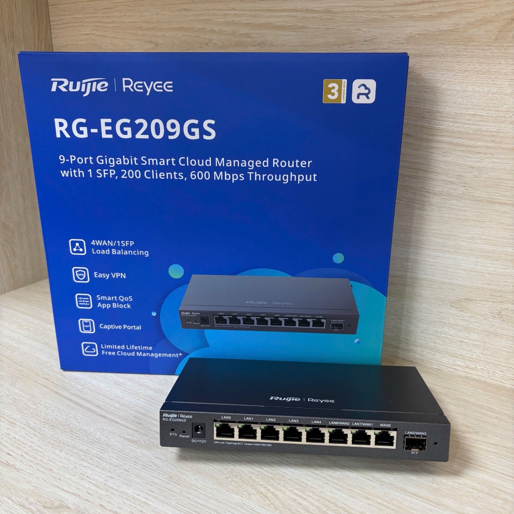 Thiết bị định tuyến router Ruijie RG-EG209GS