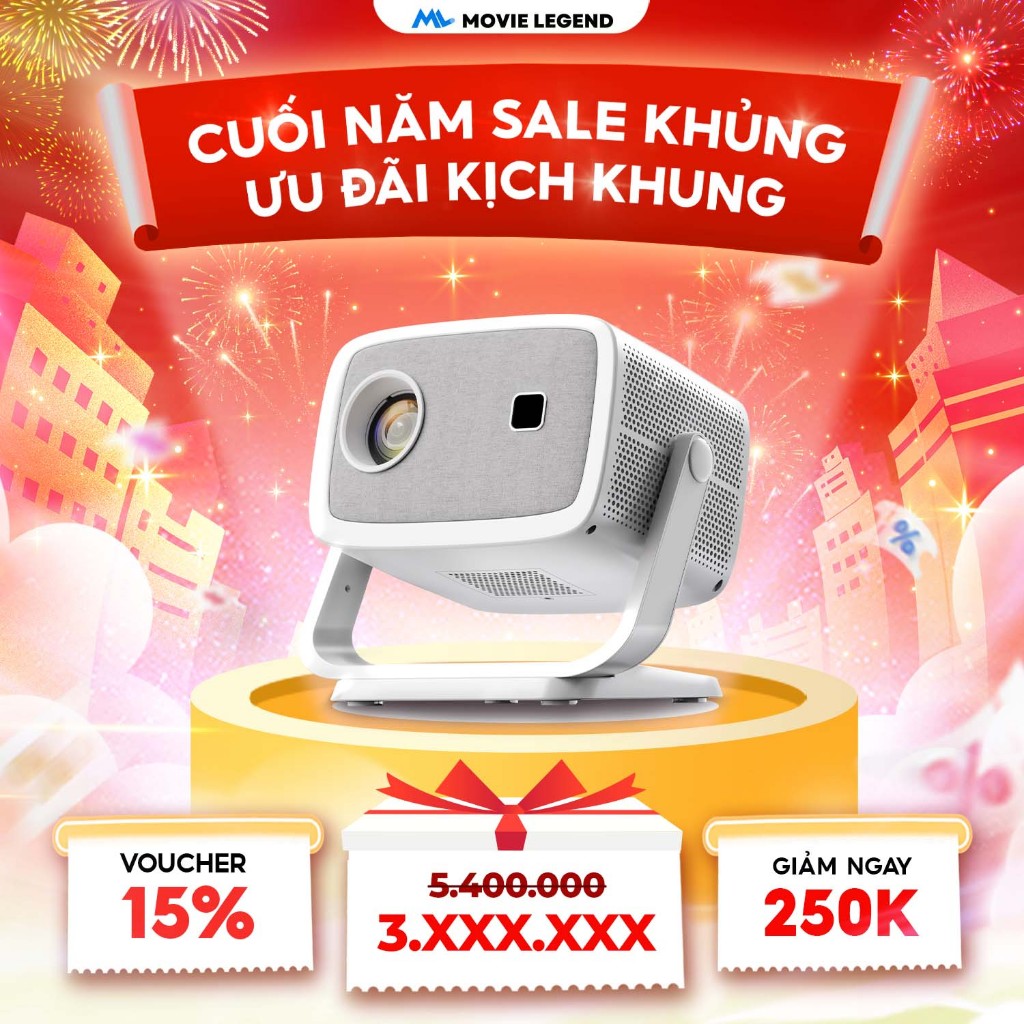 [ NEW 2026 ] Máy Chiếu M10 Pro - Máy Chiếu Movie Legend, Máy Chiếu Full HD