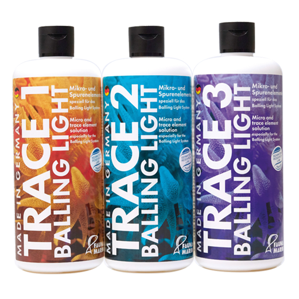 BALLING LIGHT TRACE 1-2-3 vi lượng cho san hô Fauna Marin chuyên dùng cho hồ nước mặn