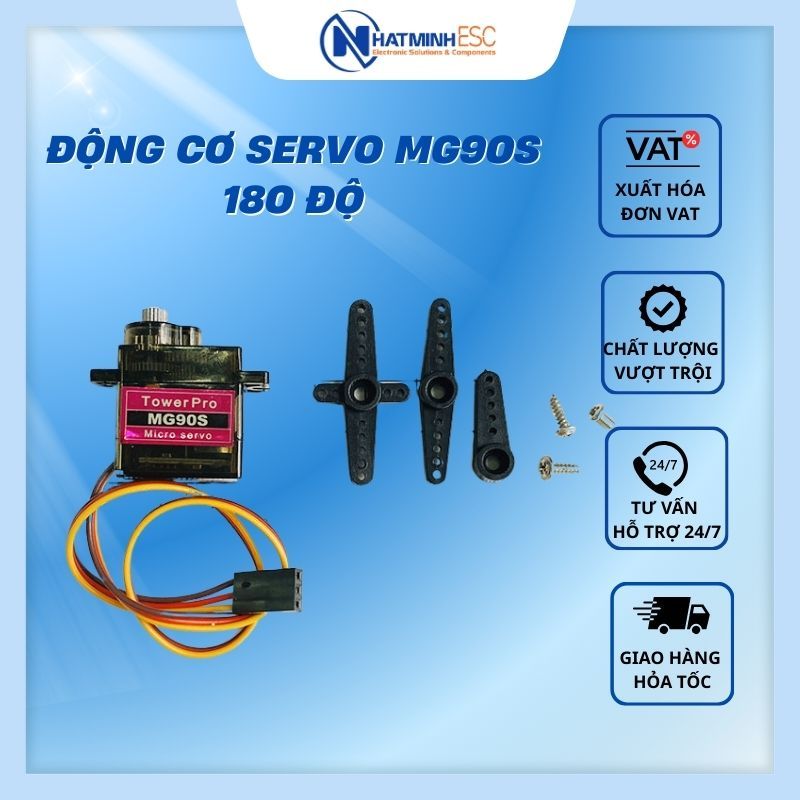 Động cơ Servo MG90S 180 độ