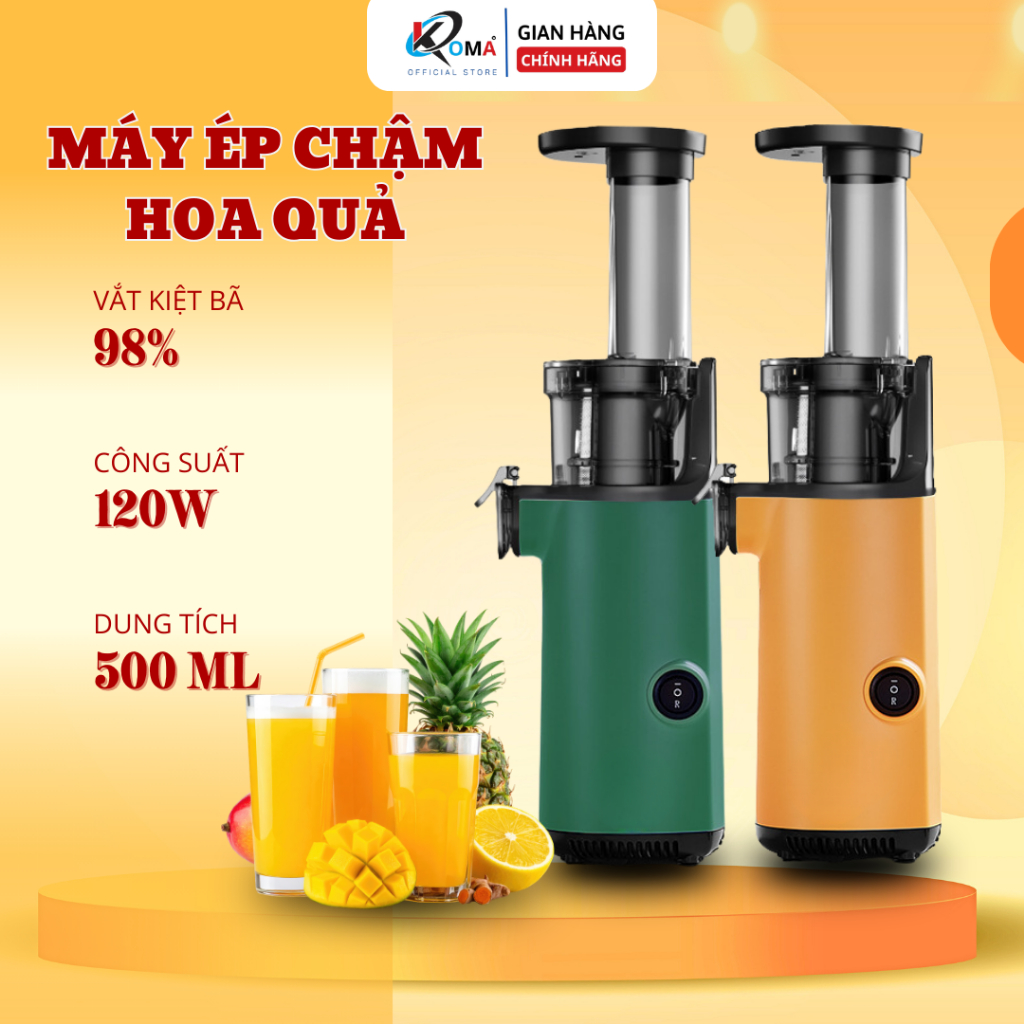 Máy Ép Trái Cây HONGXING Ép Chậm, Máy Ép Kiệt Nước,Nhỏ Gọn,Tiện Lợi, Dùng Trong Gia Đình