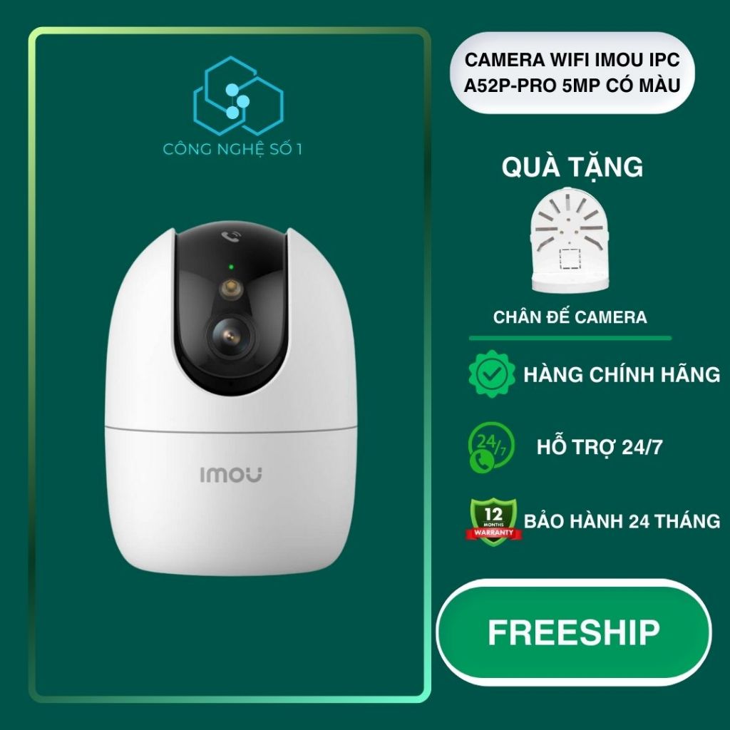 Camera Wifi quay quét 5MP IMOU IPC-A52P-PRO (Ranger 2 Pro)