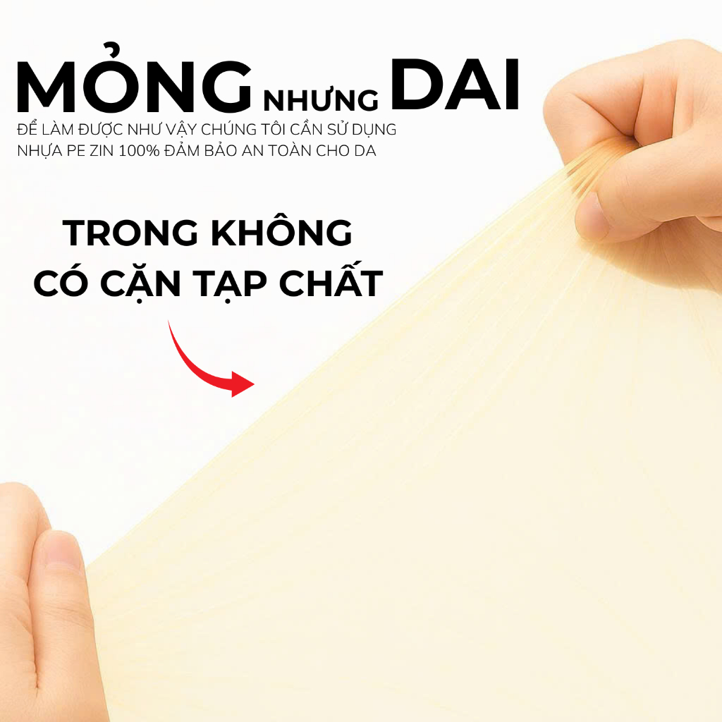 Áo mưa trong suốt Nason nhẹ, chống thấm nước hiệu quả