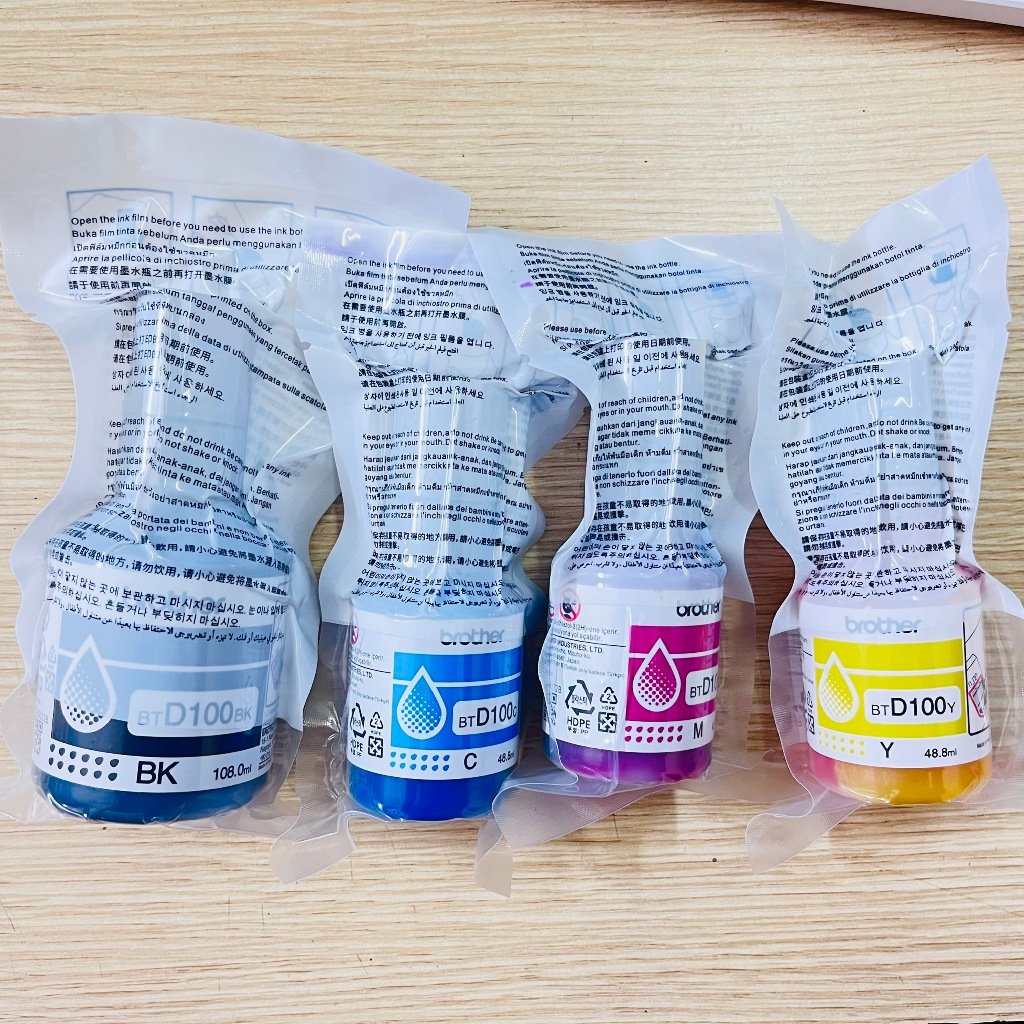 Mực Máy In Brother DCP-T530DW T536DW T730DW T735DW T830DW T835DW - Mực BTD100BK Chất Lượng Cao