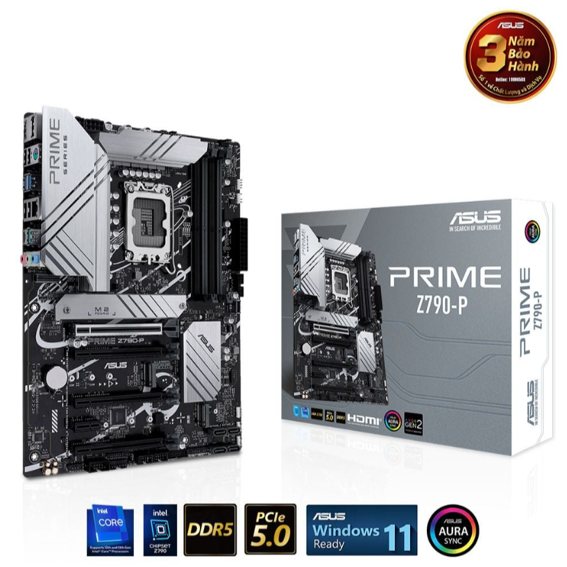 Mainboard ASUS Prime Z790-P Wifi DDR5 | LGA 1700, ATX, 4 khe RAM