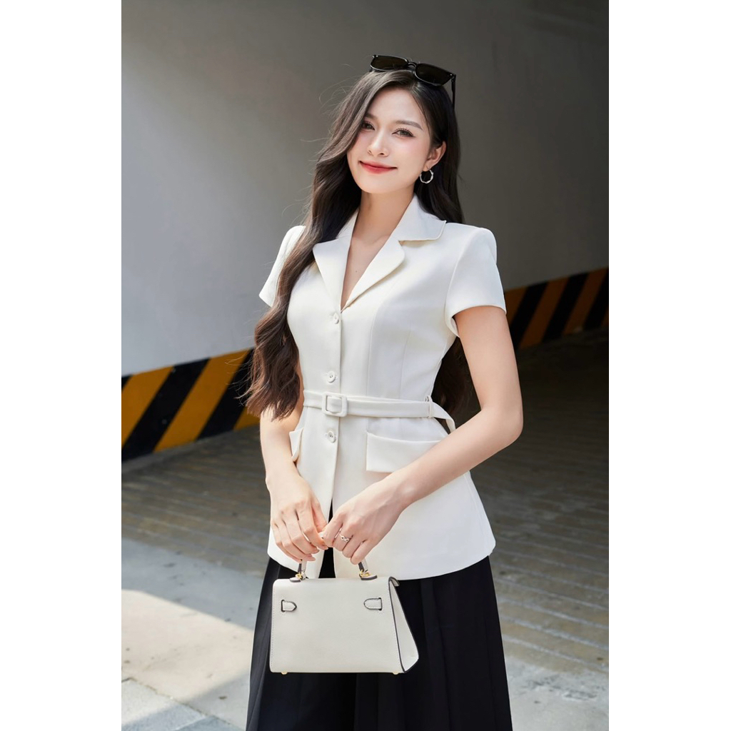 [EM Design] Áo vest thiết kế dáng peplum hách eo tôn dáng “ Maya” thanh lịch trẻ trung (riêng áo)