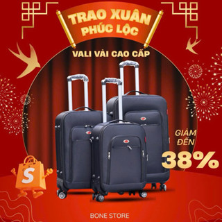 Vali size 28,Vali vải dù du lịch cao cấp, Bảo Hành 5 năm, lỗi 1 đổi 1 trong vòng 15 ngày.