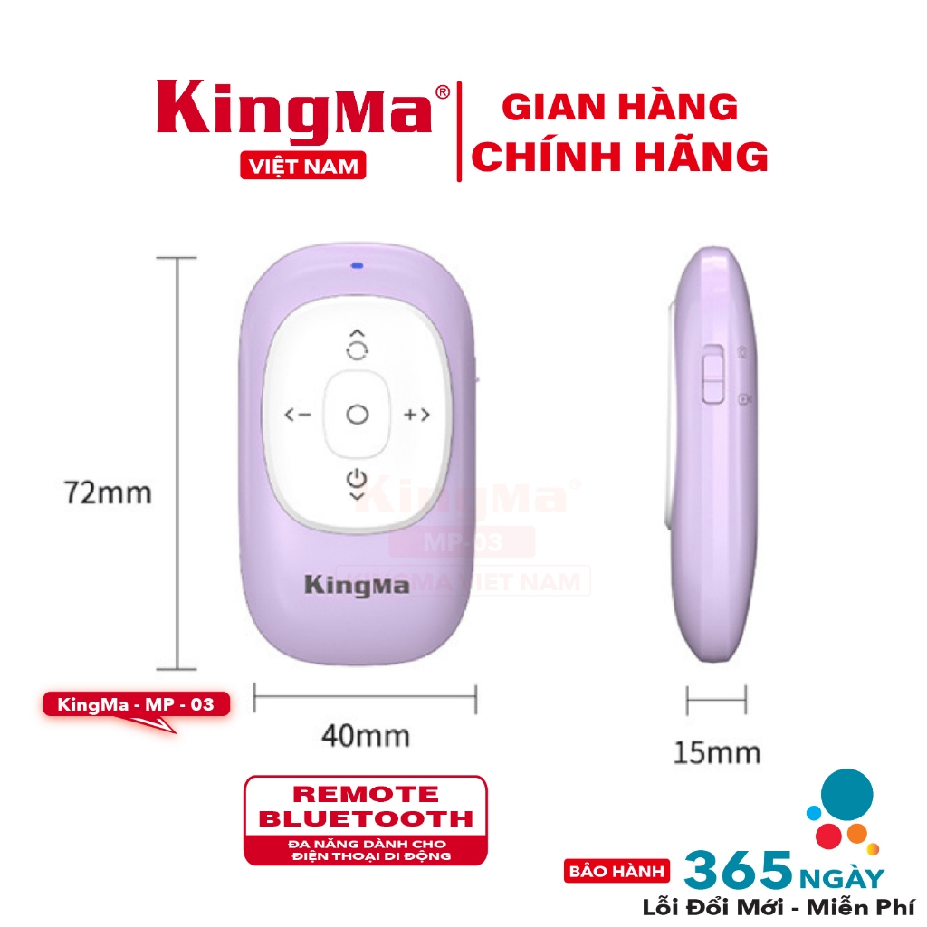 Remote Bluetooth Đa Năng KingMa (Bản Sạc) . Mã KingMa MP-03