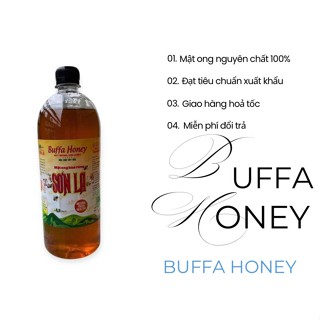 Mật ong hoa rừng Sơn La nguyên chất tự nhiên đặc sánh Buffalo Organic