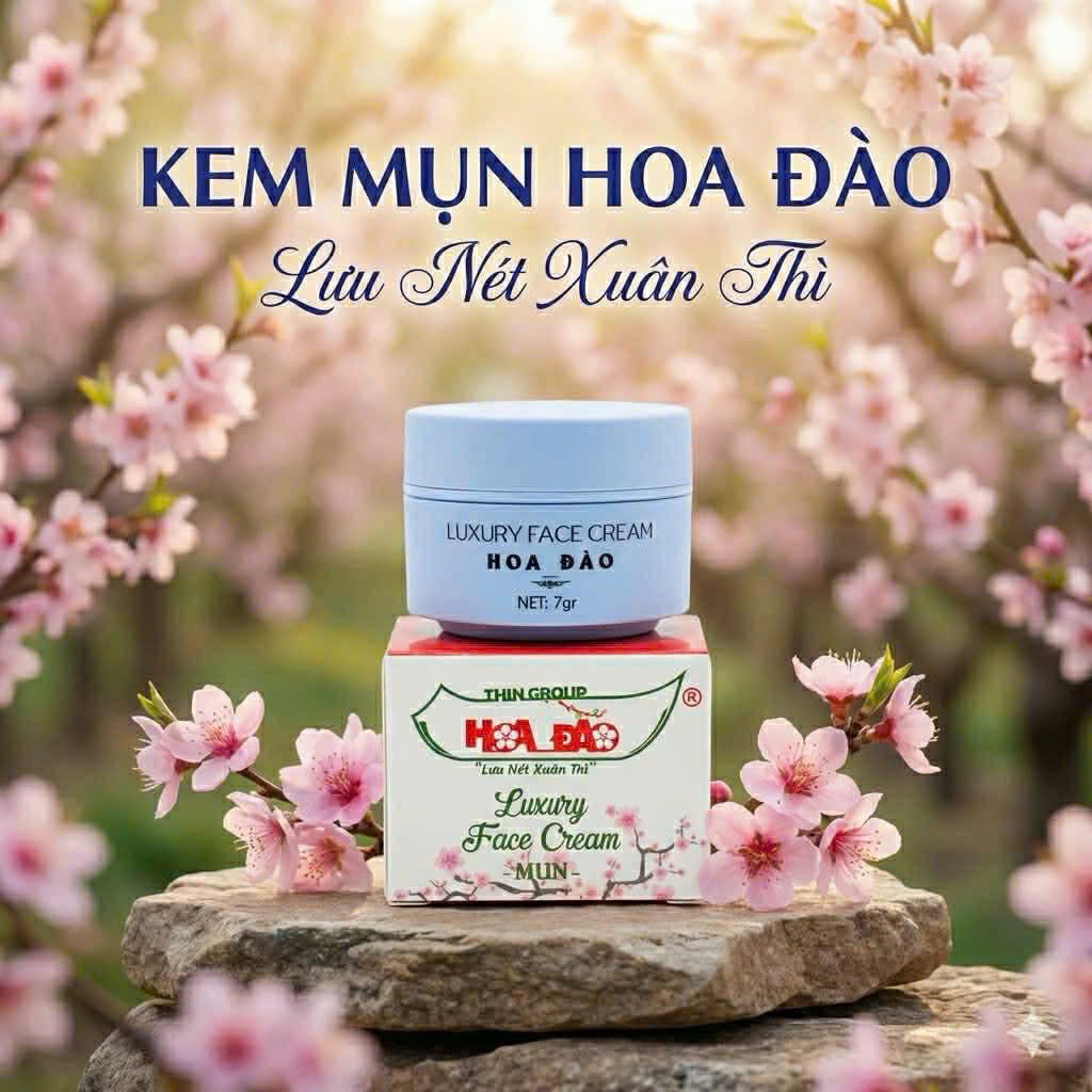 Kem Mụn Dưỡng Da Hoa Đào (cam kết 100% chính hãng)