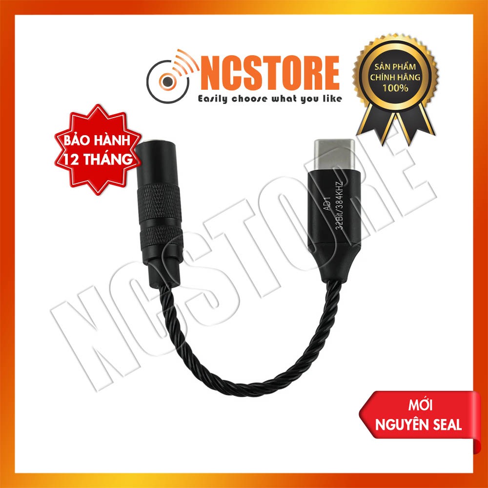 [NC] Dongle DAC KIWI EARS AD1 | Chip DAC KT02H20 | Type C | Cáp chuyển đổi âm thanh | Dongle