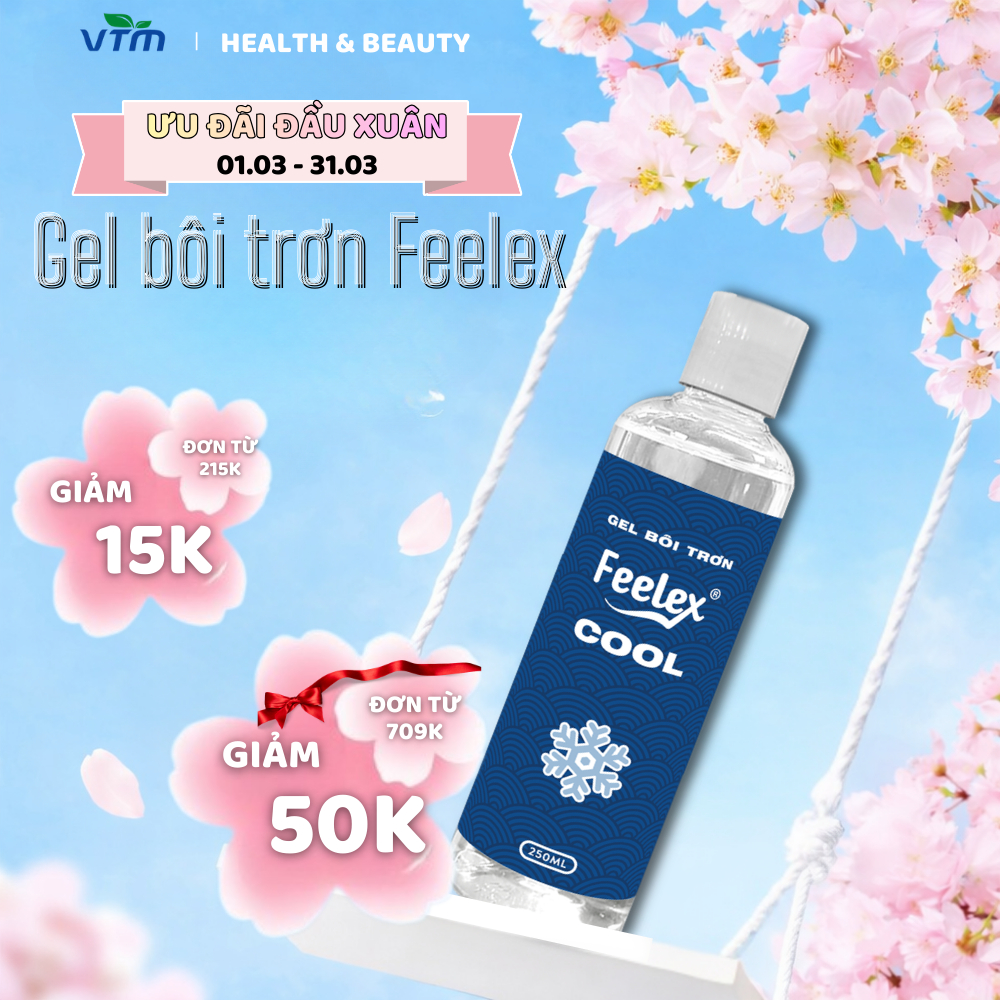 Gel bôi trơn Feelex Lubricant cảm giác ấm, lạnh, siêu trơn, nhiều mùi hương - 250ml