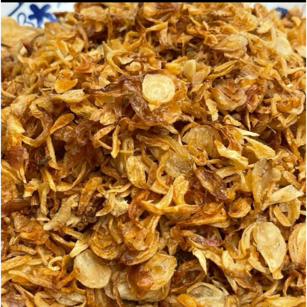 Hành Ta Phi Thơm nguyên chất 500g vs 1Kg Hành phi giòn ngọt Thơm ngon