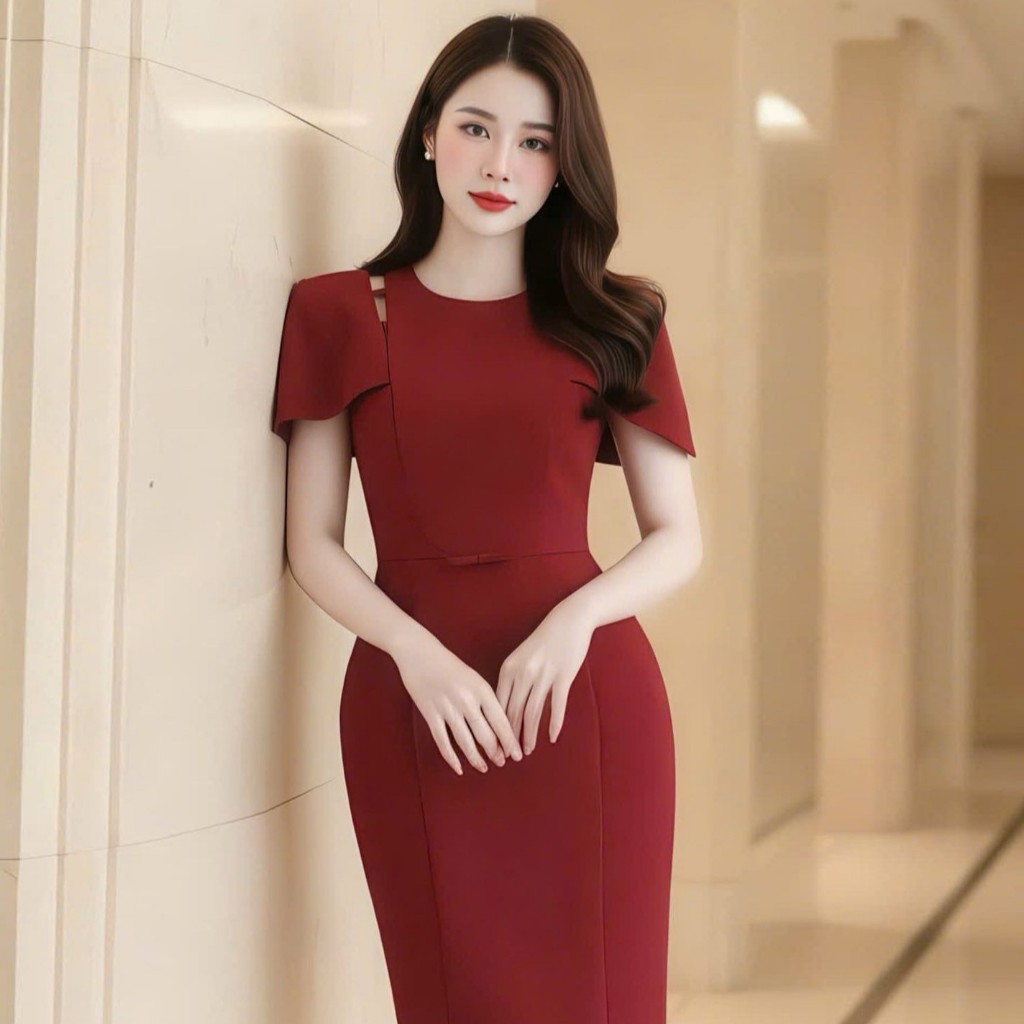 Đầm thiết kế dự tiệc dáng ôm thanh lịch sang trọng Callene (CC550)