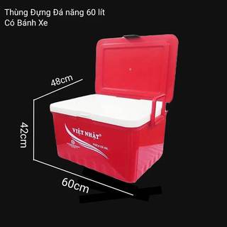 [ FREESHIP ] Thùng đá giữ nhiệt - phích đá vuông 60 lít