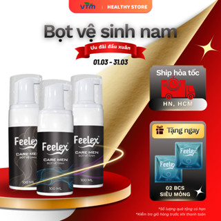 Dung dịch vệ sinh nam Feelex Care Men dạng bọt tuyết 100ml