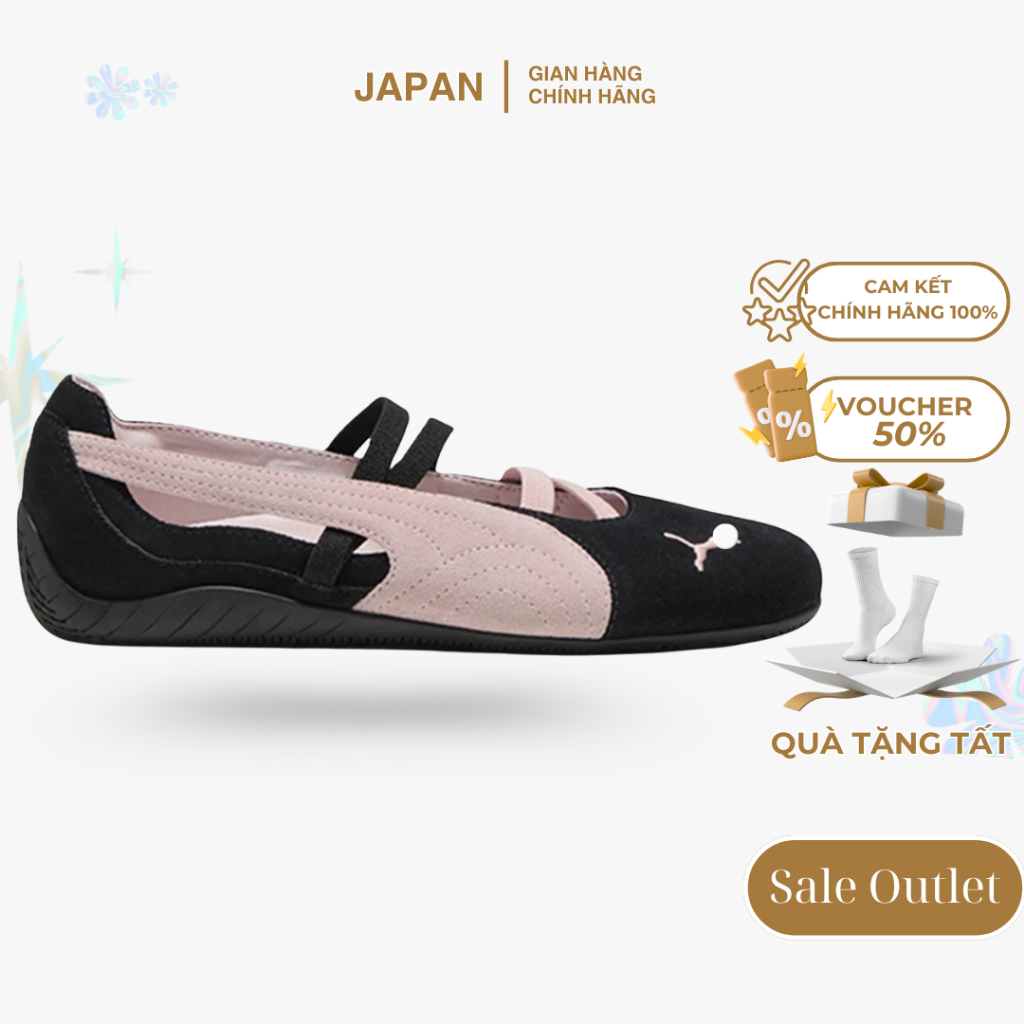 [ Chính Hãng ] Giày _PM Speedcat_Ballet Black Pink Nữ Full Box