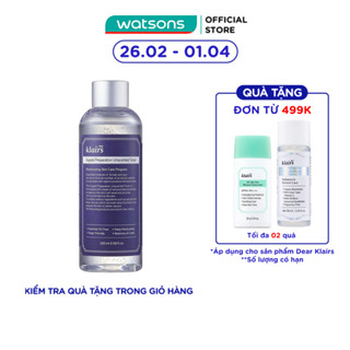 Nước Hoa Hồng Không Mùi Dear Klairs Supple Preparation Unscented 180ml