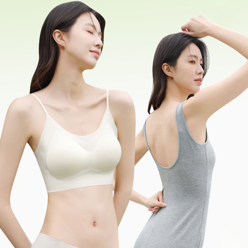 Combo Áo Ngực Nữ Su Siêu Mỏng Mát Lạnh Đệm Dày Lưng Chữ U Liền Mạch Không Lộ Viền MEYLI A2602