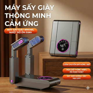 Máy Sấy Giày Khử Mùi Diệt Khuẩn Tia UV Thông Minh - Máy Sấy Khô Giày 48 Độ C Hẹn Giờ Tự Động Cao Cấp